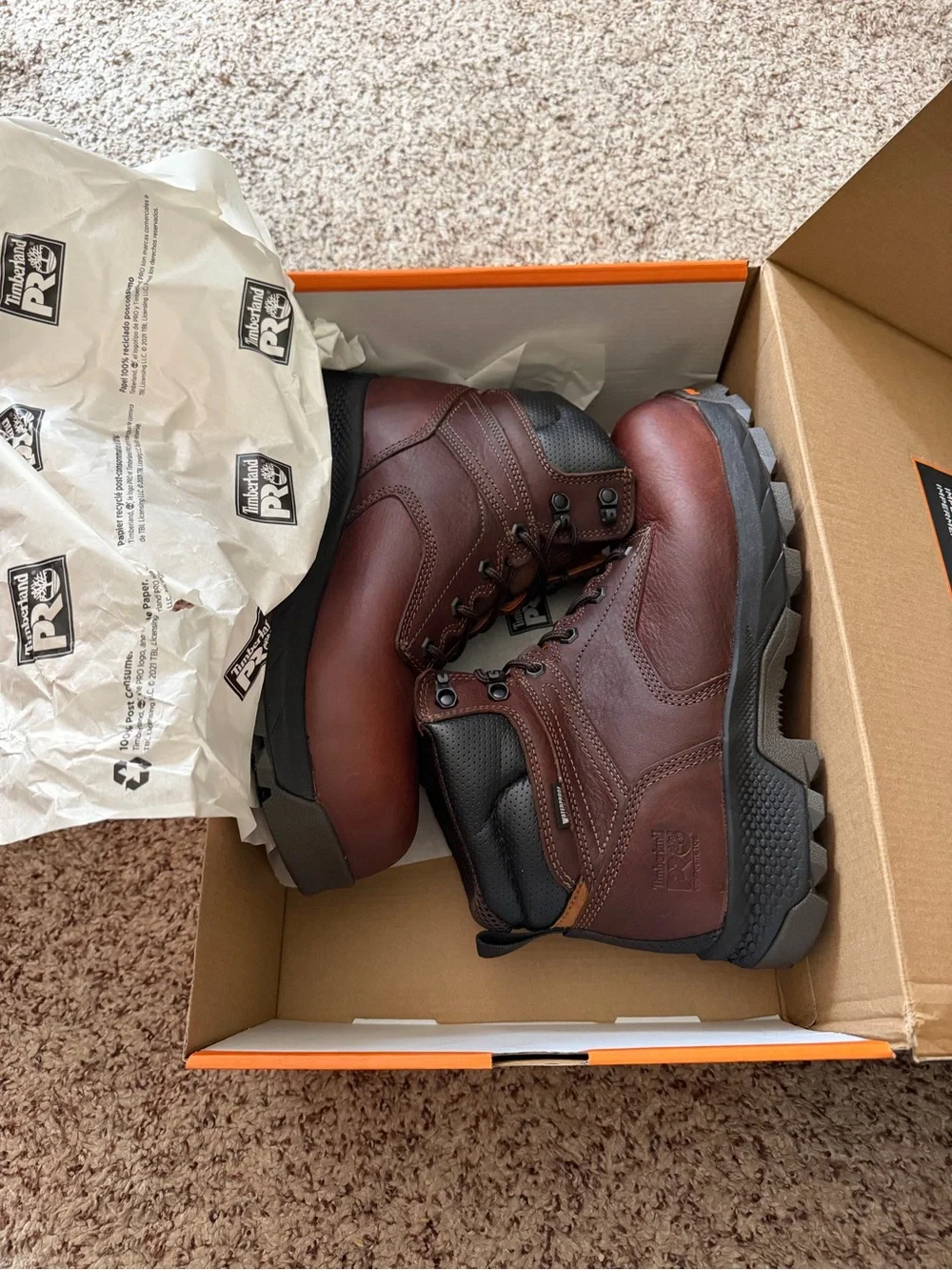 Timberland PRO Waterproof Work Boots - Brown